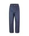 Drôle De Monsieur Jeans Baggy Brut Blue In Blue