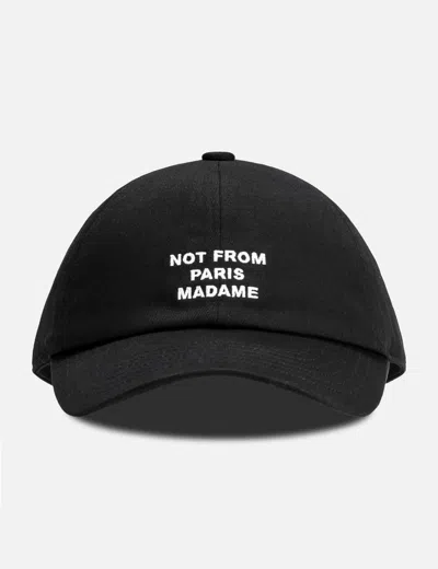 Drôle De Monsieur La Casquette Slogan In Black