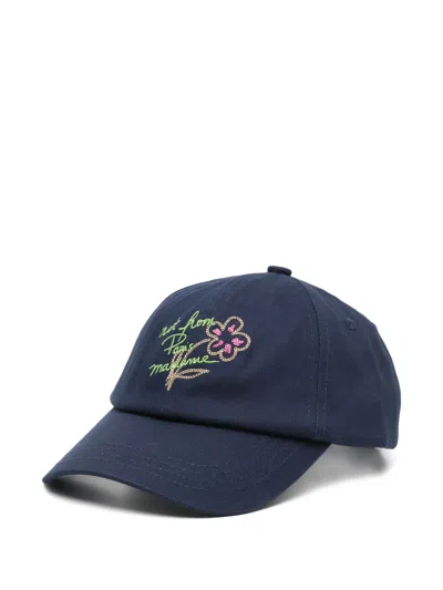 Drôle De Monsieur Drole De Monsieur La Casquette Slogan Esquisse In Blue