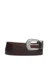 Drôle De Monsieur Logo Belt In Brown