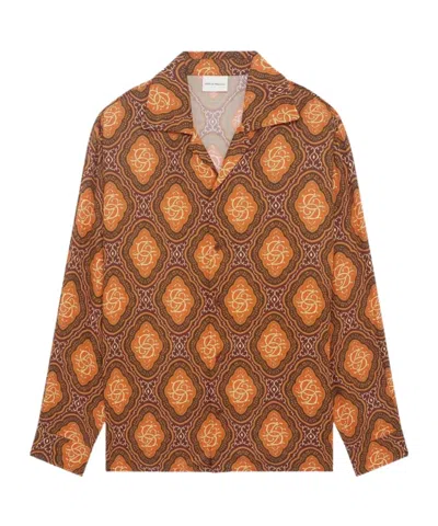 Drôle De Monsieur La Chemise Médaillon Shirt In Brown
