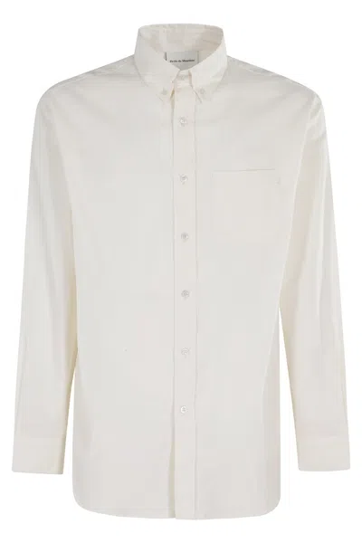 Drôle De Monsieur La Chemise Oxford Button-up Shirt In White