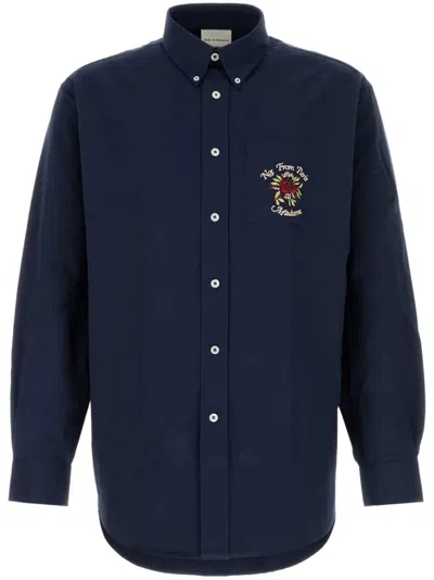 DRÔLE DE MONSIEUR LA CHEMISE SLOGAN FLEURS SHIRT