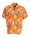 Drôle De Monsieur Terrassee Short Sleeve T-shirt In Orange
