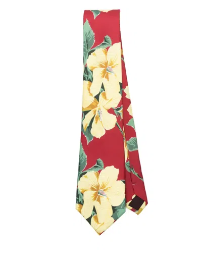 Drôle De Monsieur La Cravate Luciano Tie In Rot