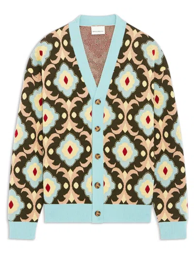 Drôle De Monsieur Tapisserie-jacquard Cardigan In Multi
