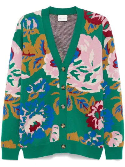 Drôle De Monsieur Le Cardigan Peony In Multi