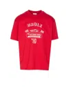 Drôle De Monsieur La Race On Ice Graphic Print T-shirt In Red