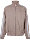 Drôle De Monsieur "la Trackjacket Chevron" Jacket Clothing In Neutral