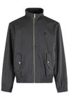 Drôle De Monsieur Track Jacket Flap Pockets In Black
