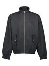 Drôle De Monsieur Track Jacket Flap Pockets In Gray