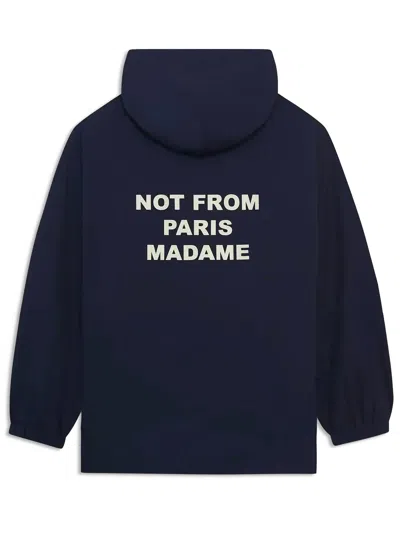 DRÔLE DE MONSIEUR DRÔLE DE MONSIEUR LA VESTE CAPUCHE SLOGAN