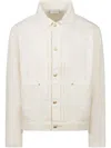 Drôle De Monsieur Off-white 'la Veste Denim Médicis' Denim Jacket In Weiss