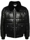 Drôle De Monsieur Le Blouson Leather Jacket In Black