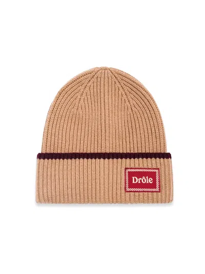 Drôle De Monsieur Le Bonnet Laine In Brown