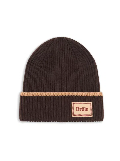 Drôle De Monsieur Le Bonnet Laine In Black