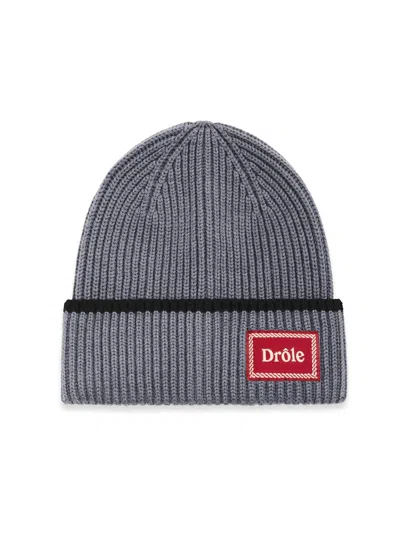 Drôle De Monsieur Le Bonnet Laine In Blue
