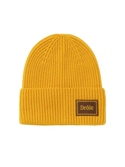 Drôle De Monsieur Drole De Monsieur Le Bonnet Laine Cap In Yellow
