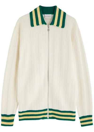 DRÔLE DE MONSIEUR DRÔLE DE MONSIEUR LE CARDIGAN APRÉS-SPORT WOOL-BLEND CARDIGAN