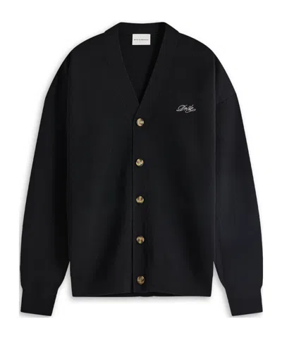 Drôle De Monsieur Le Cardigan Drôle Top In Black