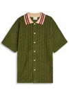 Drôle De Monsieur Drole De Monsieur La Chemise Monogramme In Green