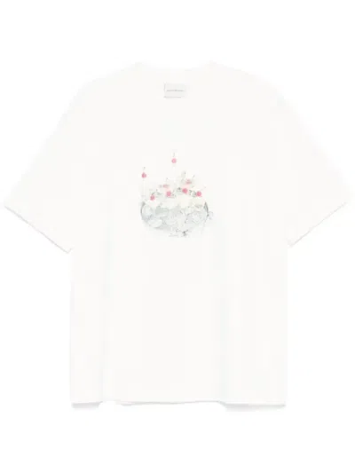 Drôle De Monsieur Le Cocktails T-shirt In Neutrals