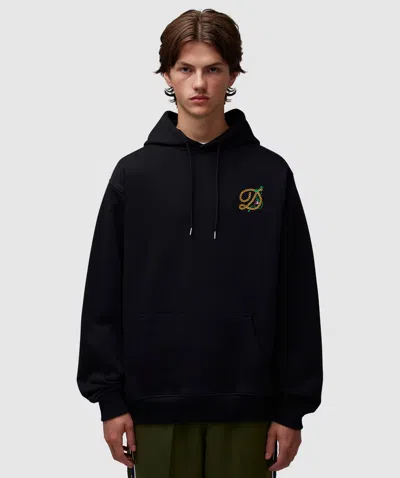Drôle De Monsieur Le Hoodie Raisin In Black