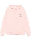 Drôle De Monsieur Drole De Monsieur Le Hoodie Slogan Cursive In Pink
