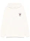 Drôle De Monsieur Le Hoodie Slogan Fleurs