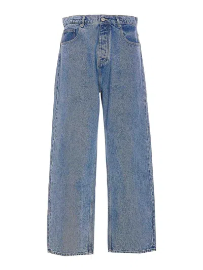 Drôle De Monsieur Le Jeans Baggy Denim Jeans In Blue