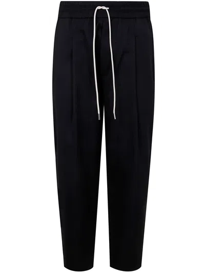 DRÔLE DE MONSIEUR LE PANTALON CROPPED BY DROLE DE MONSIEUR,PERM.BP167.PL127 096 BL BLACK