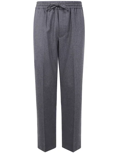 DRÔLE DE MONSIEUR DRÔLE DE MONSIEUR "LE PANTALON ÉLASTIQUÉ FLANELLE" TROUSERS CLOTHING