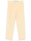 Drôle De Monsieur Le Pantalon Golfeur Trousers In Yellow