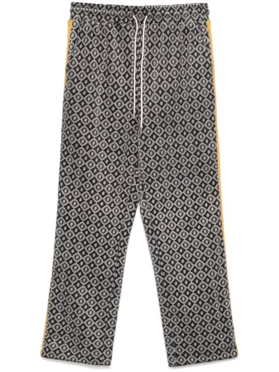 Drôle De Monsieur Le Pantalon Monogramme Jogginghose In Grau