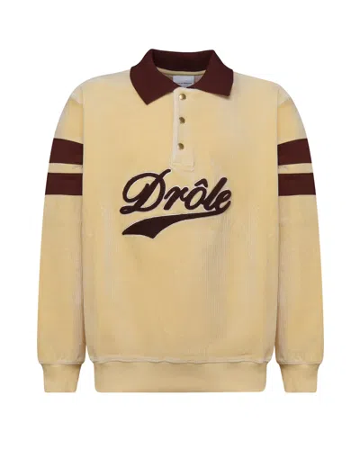 DRÔLE DE MONSIEUR LE POLO DRÔLE VELOURS POLOSWEATER