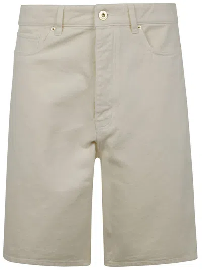 Drôle De Monsieur Le Short Baggy Écru In White