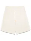 Drôle De Monsieur Le Short Tweed In Neutrals