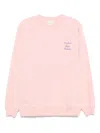 Drôle De Monsieur Drole De Monsieur Le Sweatshirt Slogan Cursive In Pink
