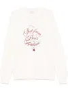Drôle De Monsieur Le Slogan Vignes Sweater In Neutrals