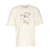 Drôle De Monsieur Pattern Printed T-shirt In White