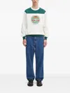 Drôle De Monsieur Le Sweat Tennis Sweatshirt In White