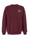 Drôle De Monsieur Drole De Monsieur Sweatshirt Not From Paris Madame In Burgundy