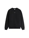Drôle De Monsieur 'le Slogan Classique' Black Crewneck Sweatshirt With Contrasting Print