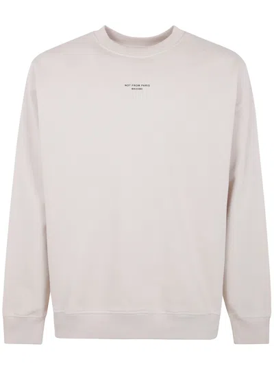 Drôle De Monsieur Le Sweatshirt Slogan Classique In Neutral