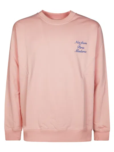 DRÔLE DE MONSIEUR DRÔLE DE MONSIEUR LE SWEATSHIRT SLOGAN CURSIVE