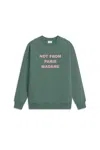 Drôle De Monsieur Drole De Monsieur Le Sweatshirt Slogan In Dgn Dark Green