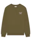 Drôle De Monsieur Le Sweatshirt Slogan In Green