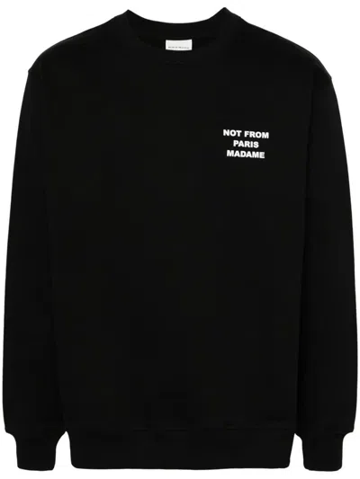 DRÔLE DE MONSIEUR DRÔLE DE MONSIEUR "LE SWEATSHIRT SLOGAN" ROUND NECK SWEATSHIRT CLOTHING