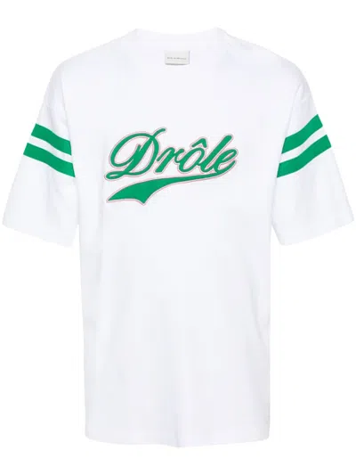 Drôle De Monsieur Drole De Monsieur T-shirt Drole Sport In White