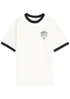 Drôle De Monsieur The Drôle Cup Pique T-shirt In Off White